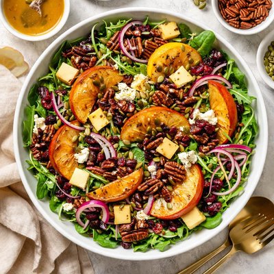 Image of Roasted Apple and Cheddar Salad