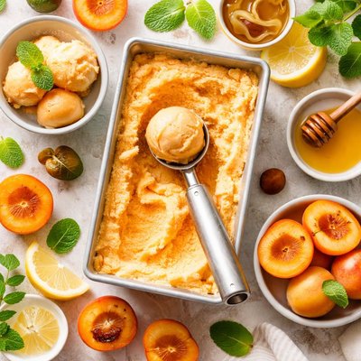 Image of Roasted Apricot Sorbet