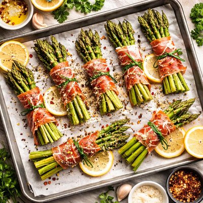 Image of Roasted Asparagus Bundles