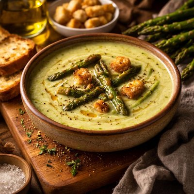 Image of Roasted Asparagus Soup