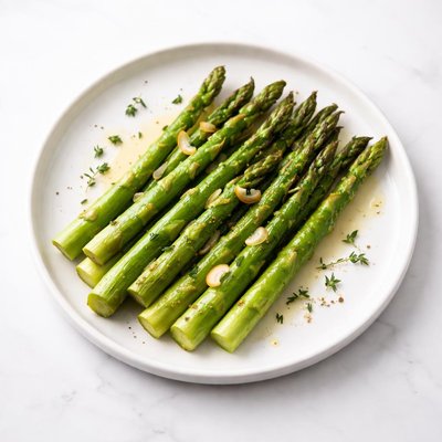 Image of Roasted Asparagus with Garlic and Fresh Thyme