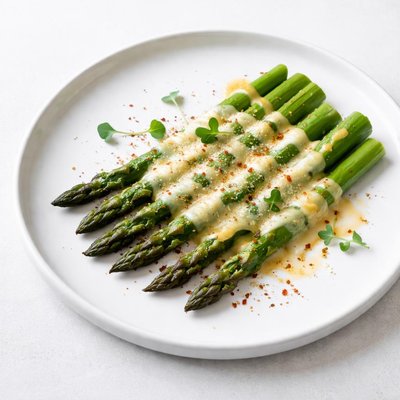 Image of Roasted Asparagus with Gruyere