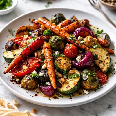 Image of Roasted Balsamic Vegetables Mmm