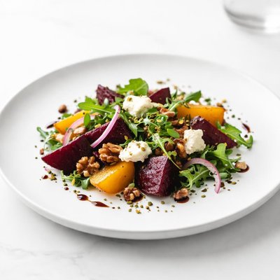 Image of Roasted Beet and Goat Cheese Salad