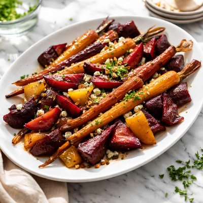 Image of Roasted Beets and Carrots from Cooks Illustrated