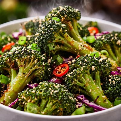 Image of Roasted Broccoli Sesame Salad