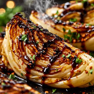 Image of Roasted Cabbage with Balsamic Vinegar