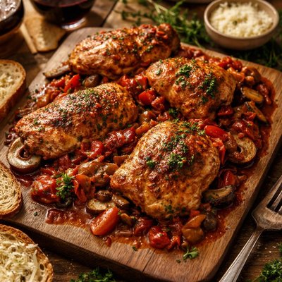 Image of Roasted Chicken Cacciatore