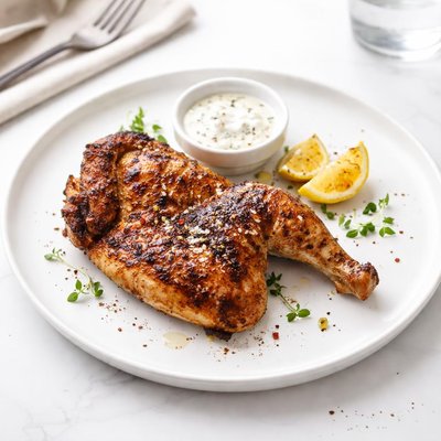 Image of Roasted Chicken on Grill Ww