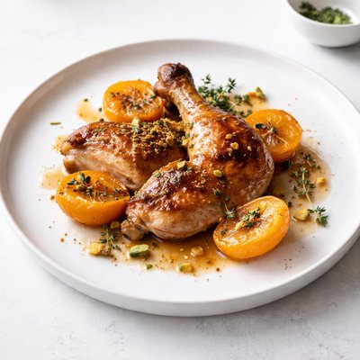 Image of Roasted Chicken with Apricots