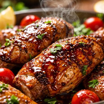 Image of Roasted Chicken with Balsamic Vinaigrette