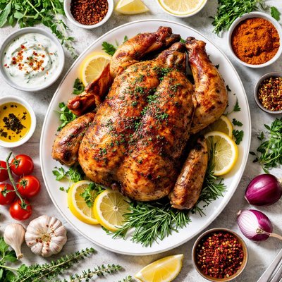 Image of Roasted Chicken with Spices
