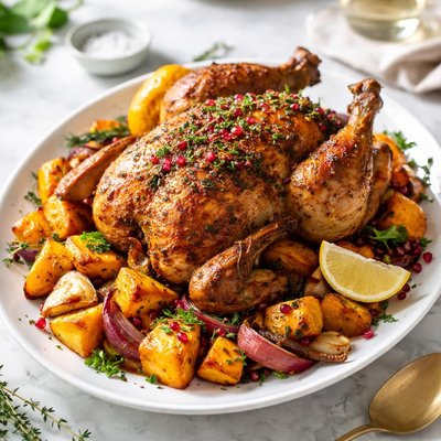 Image of Roasted Chicken with Squash