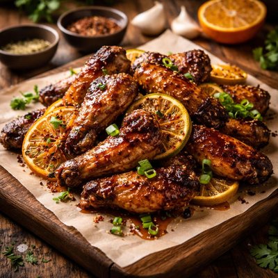 Image of Roasted Citrus Soy Chicken Wings