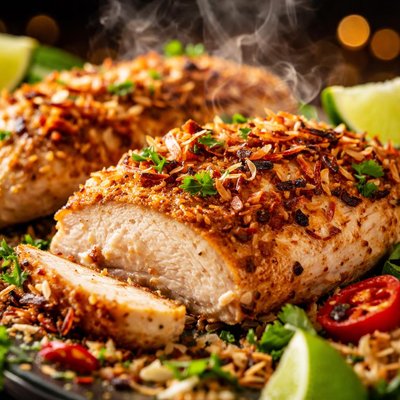 Image of Roasted Coconut Chicken