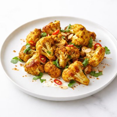 Image of Roasted Curried Cauliflower