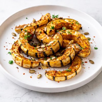 Image of Roasted Delicata Squash Wedges