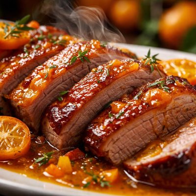 Image of Roasted Duck with Kumquat Sauce