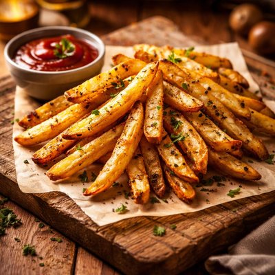 Image of Roasted French Fried Potatoes Low Fat