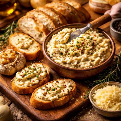 Image of Roasted Garlic and Asiago Spread