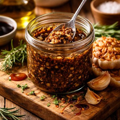 Image of Roasted Garlic and Balsamic Marinade