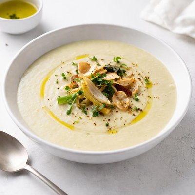 Image of Roasted Garlic and Leek Soup