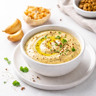 Image of Roasted Garlic and Mustard Dipping Sauce Weight Watchers