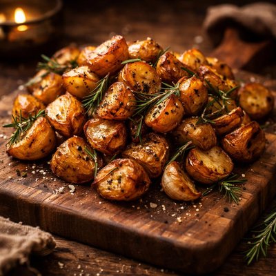 Image of Roasted Garlic and Rosemary Potatoes