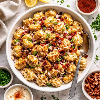 Image of Roasted Garlic and Smoked Paprika Potato Salad