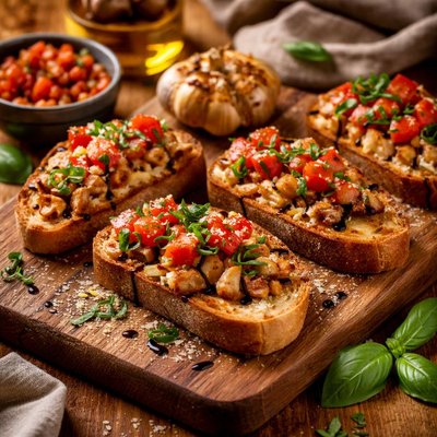 Image of Roasted Garlic Bruschetta
