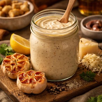 Image of Roasted Garlic Caesar Style Dressing