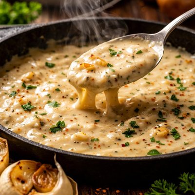Image of Roasted Garlic Cream Sauce