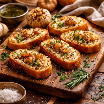 Image of Roasted Garlic Crostini