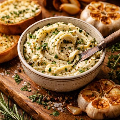 Image of Roasted Garlic Herb Butter