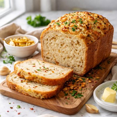 Image of Roasted Garlic Jack Bread Bread Machine