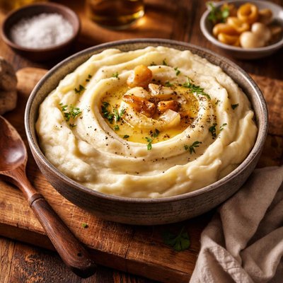 Image of Roasted Garlic Make Ahead Mashed Potatoes