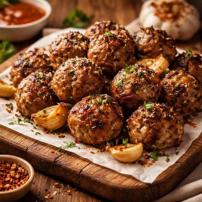 Image of Roasted Garlic Meatballs