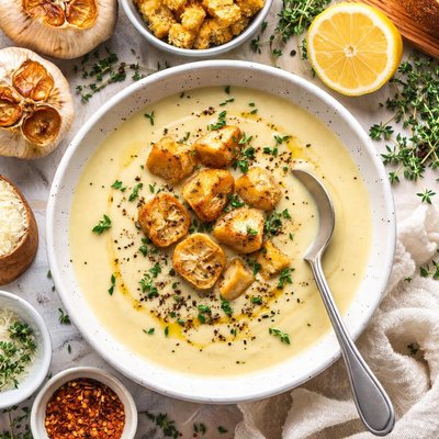 Image of Roasted Garlic Soup