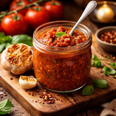 Image of Roasted Garlic Tomato Sauce