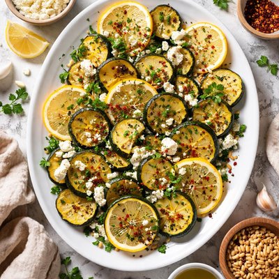 Image of Roasted Lemon Zucchini