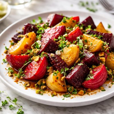 Image of Roasted Marinated Beets with Vinaigrette