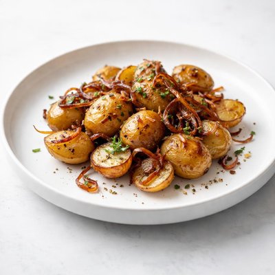 Image of Roasted New Potatoes with Shallots