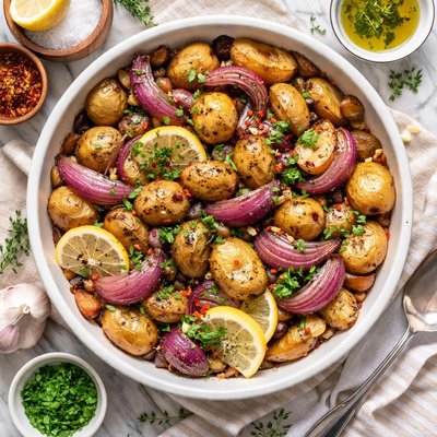 Image of Roasted Onion Potatoes