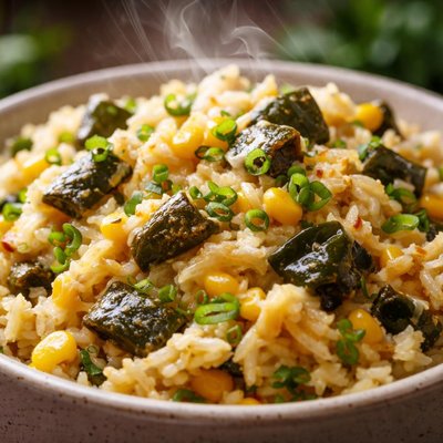 Image of Roasted Poblano Cheesy Rice