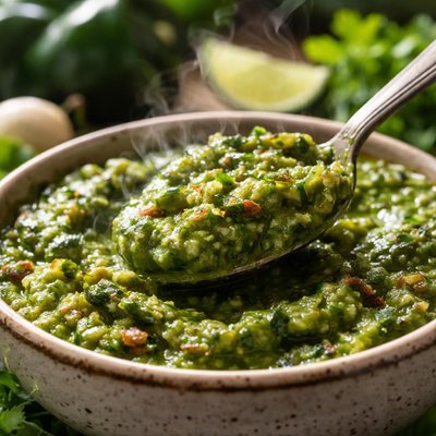 Image of Roasted Poblano Cilantro Sauce
