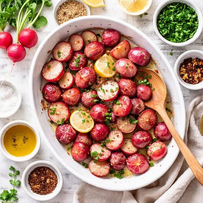 Image of Whole30 Roasted Radishes