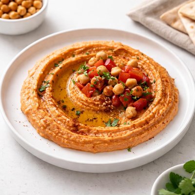 Image of Roasted Red Bell Pepper Hummus