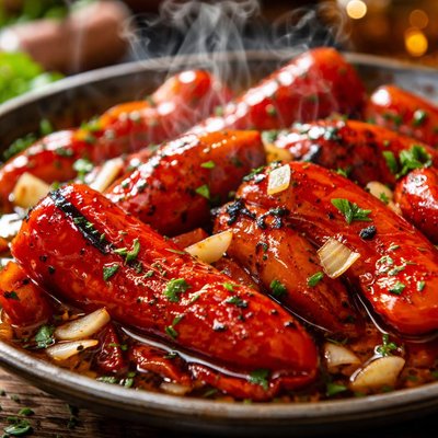 Image of Roasted Red Bell Peppers with Sherry Vinegar