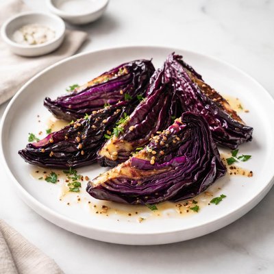 Image of Col roja asada keto