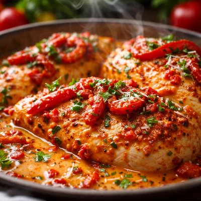 Image of Roasted Red Pepper Chicken